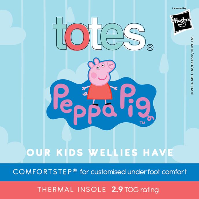 totes® Peppa Pig™ Toddler Rain Boot  George  Extra Image 6